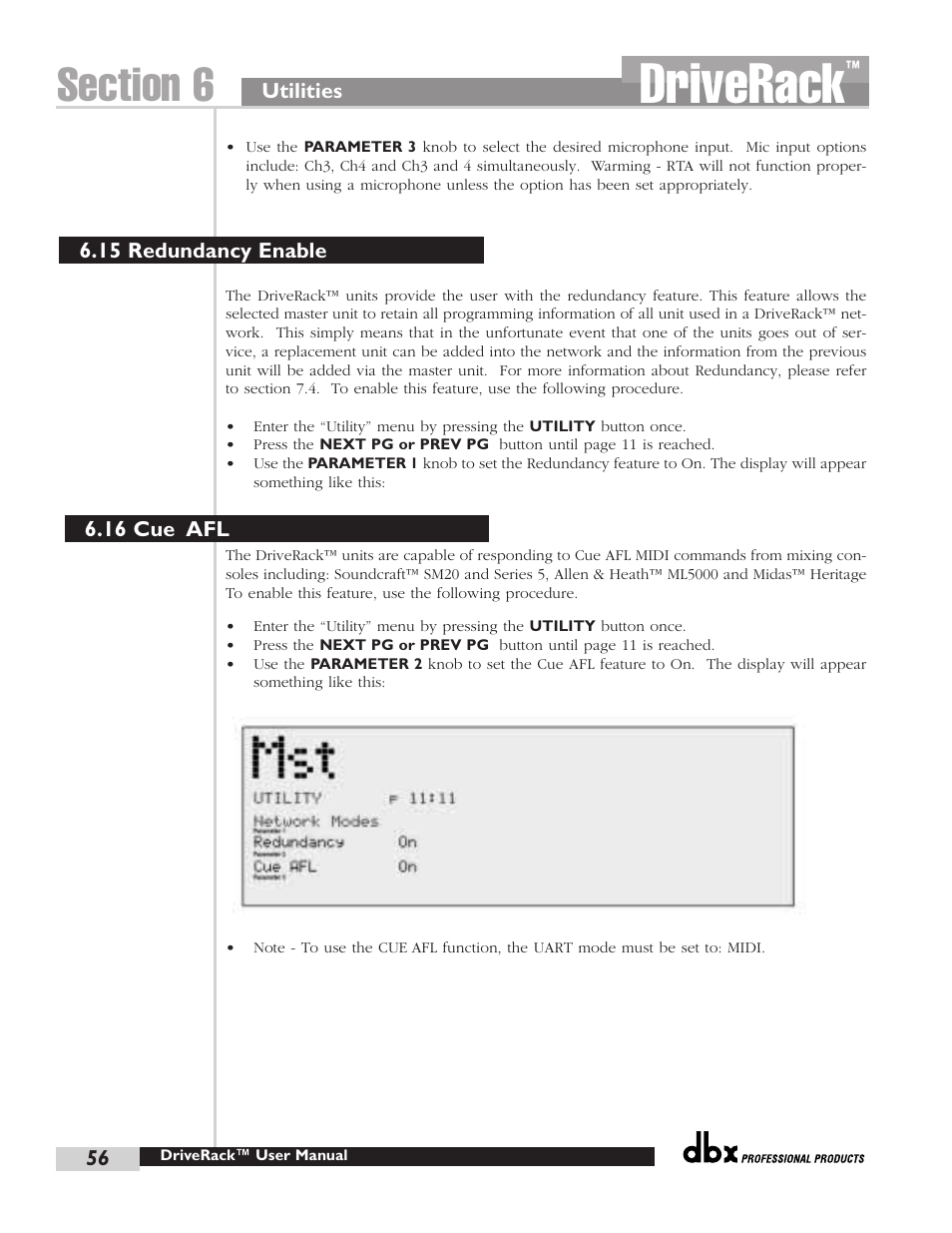 Driverack | dbx Pro 480 User Manual | Page 65 / 117