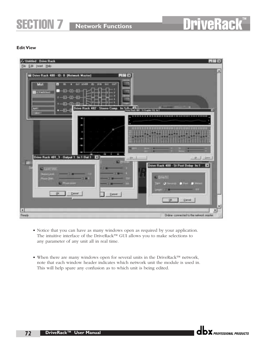 Driverack | dbx Pro 480 User Manual | Page 81 / 117