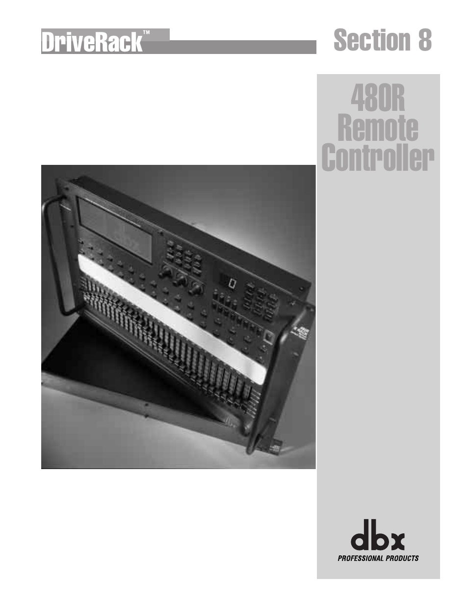 480r remote controller | dbx Pro 480 User Manual | Page 82 / 117