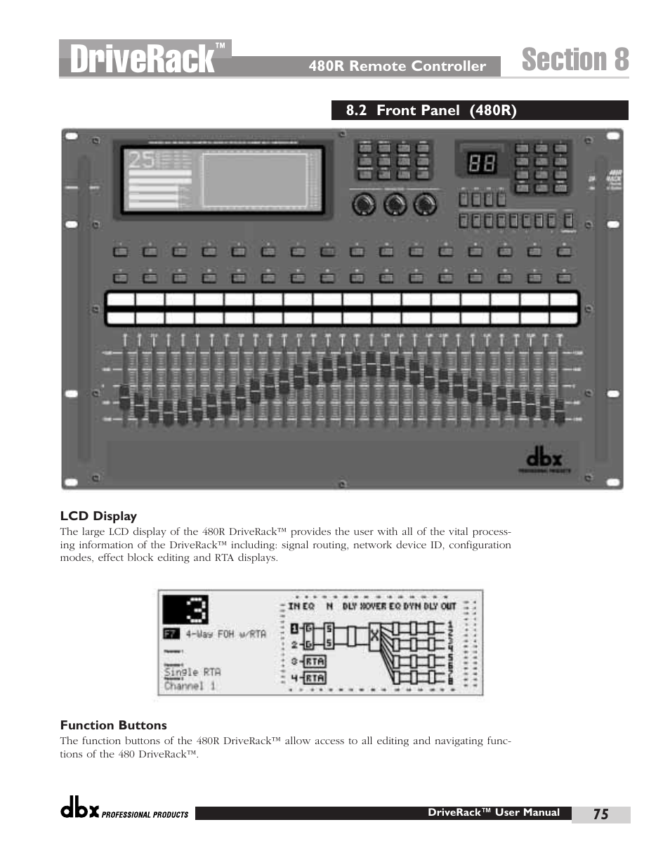 Driverack | dbx Pro 480 User Manual | Page 84 / 117