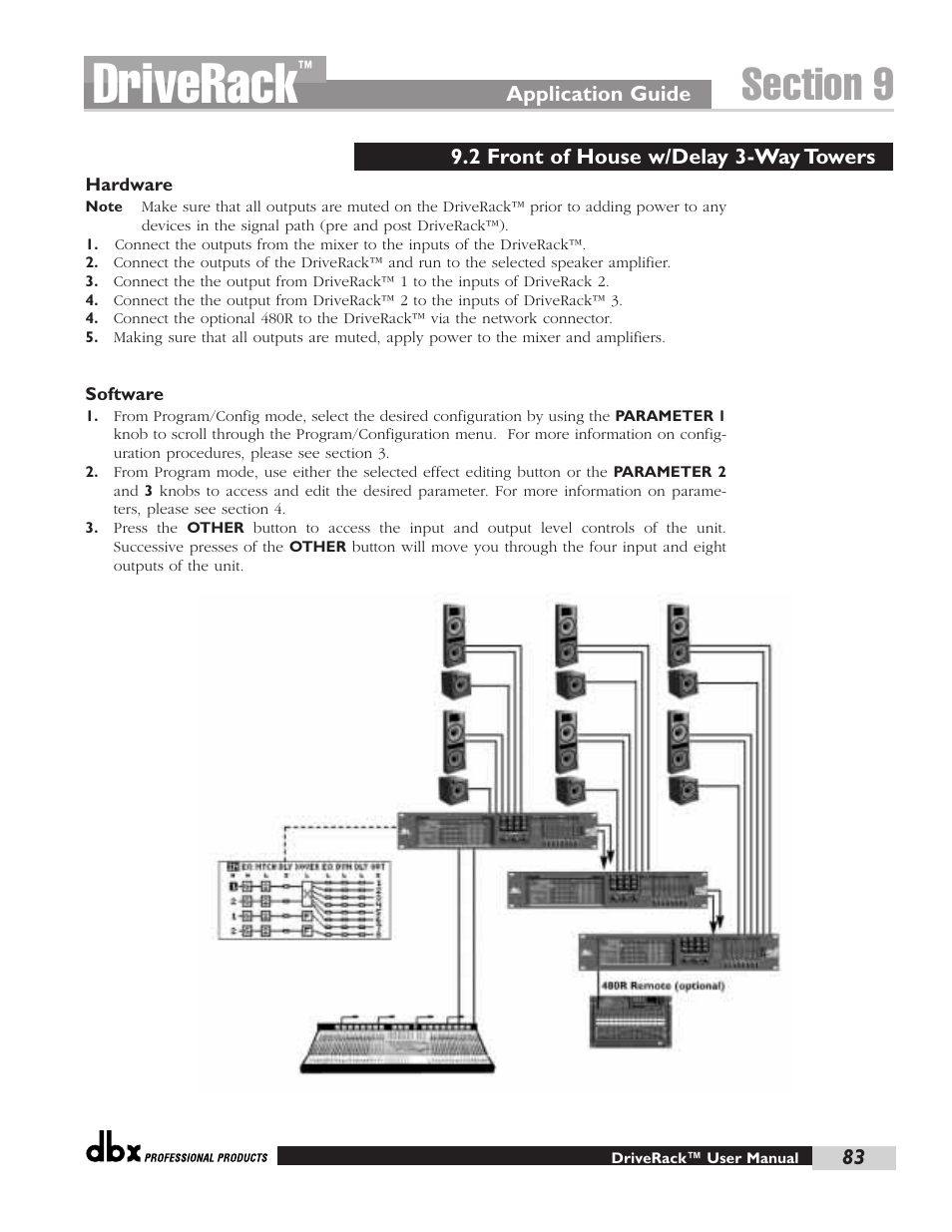 Driverack | dbx Pro 480 User Manual | Page 92 / 117