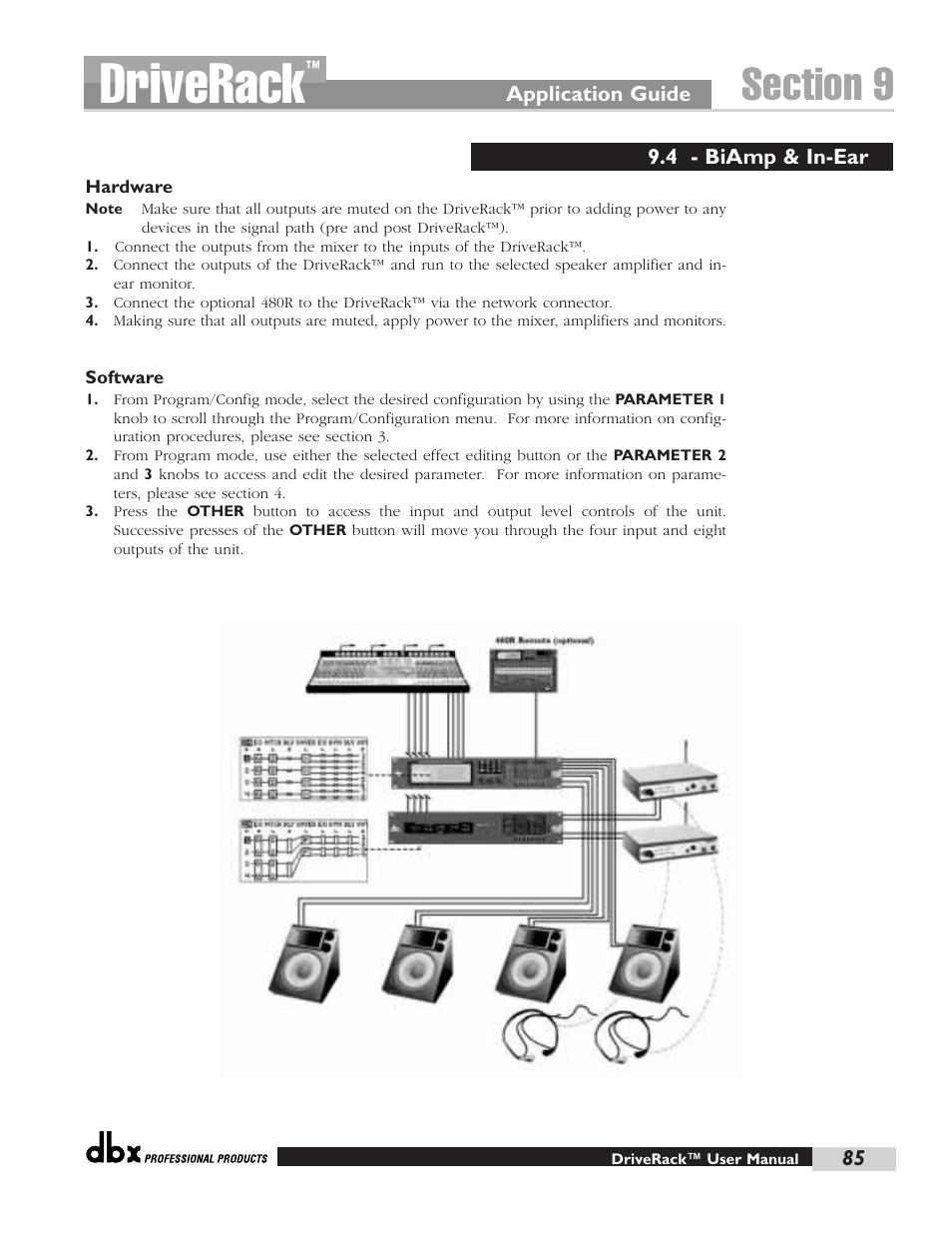 Driverack | dbx Pro 480 User Manual | Page 94 / 117