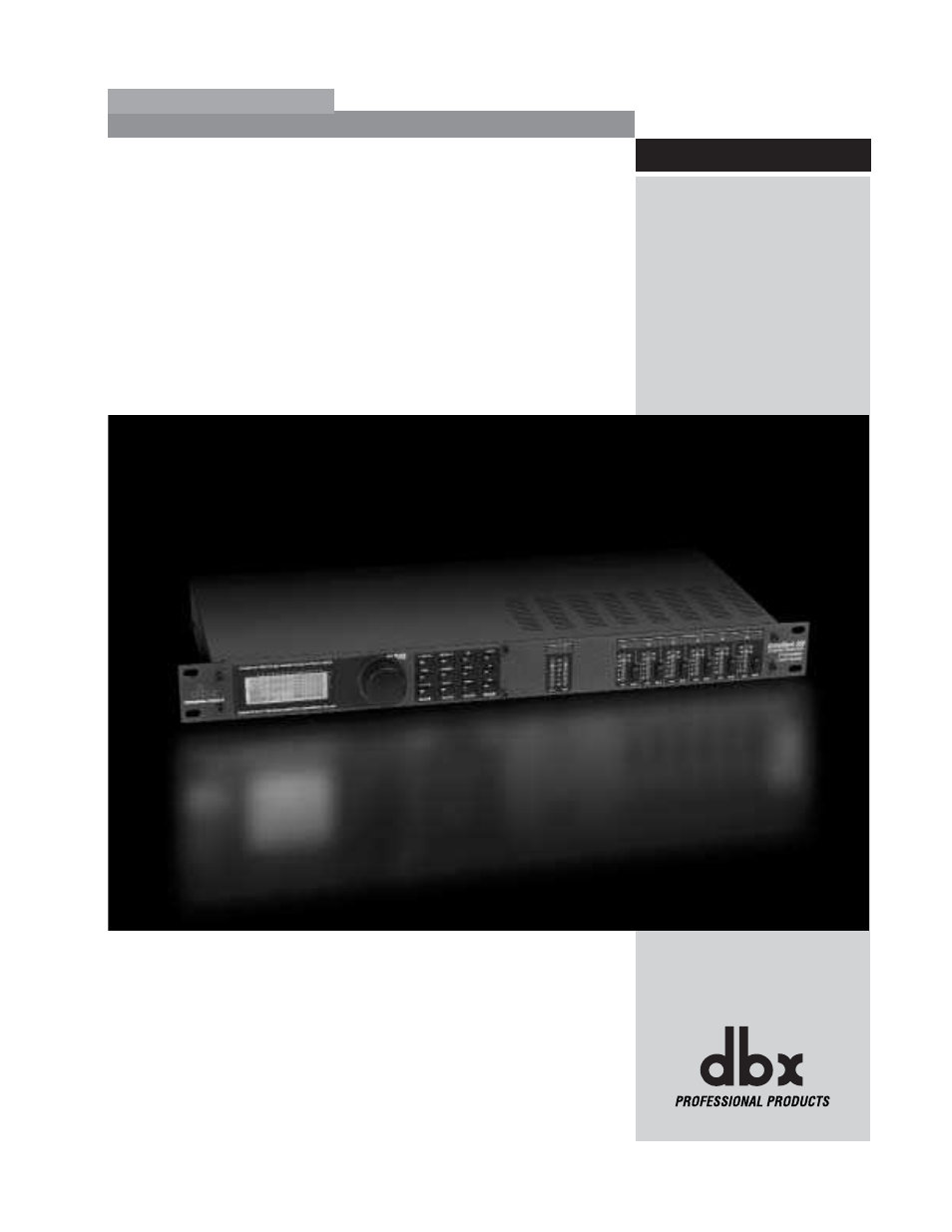 Editing functions, Driverack | dbx Pro 260 User Manual | Page 21 / 83