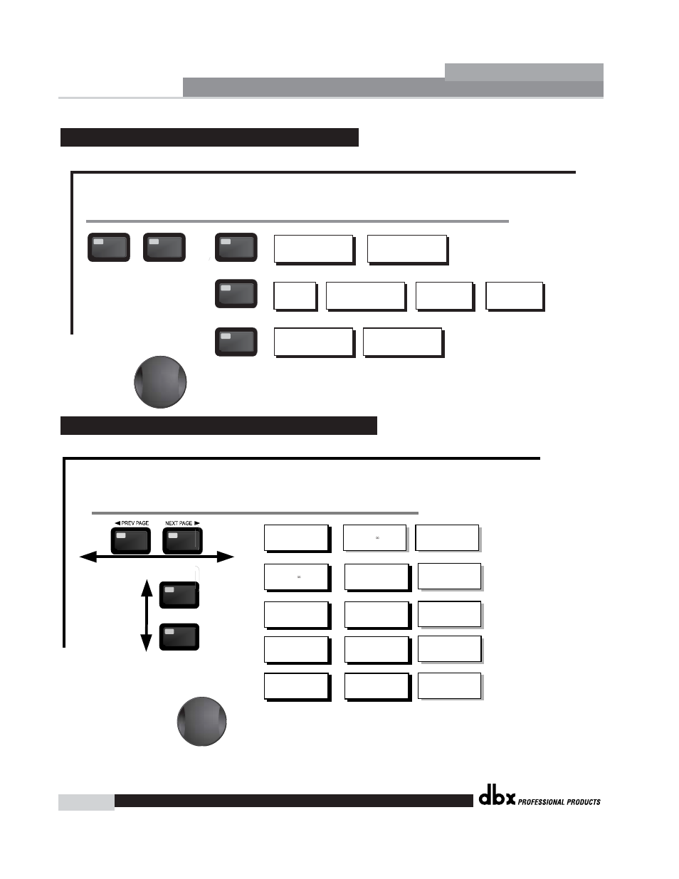 Driverack, Editing functions, Other | Comp, Gate, Agc(pre), Agc(post), Dynamics, Limiter, Driverack™ user manual | dbx Pro 260 User Manual | Page 24 / 83