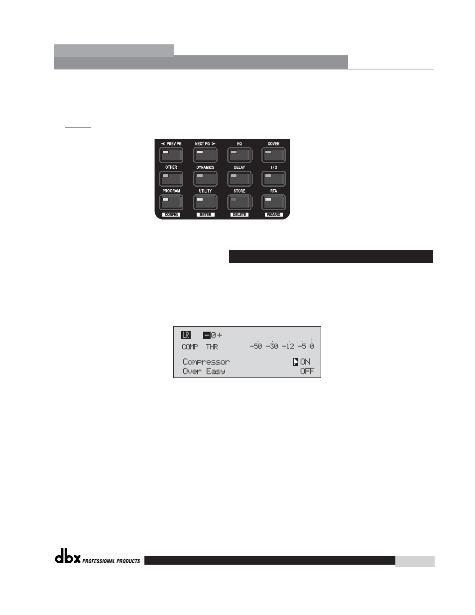 Driverack | dbx Pro 260 User Manual | Page 29 / 83