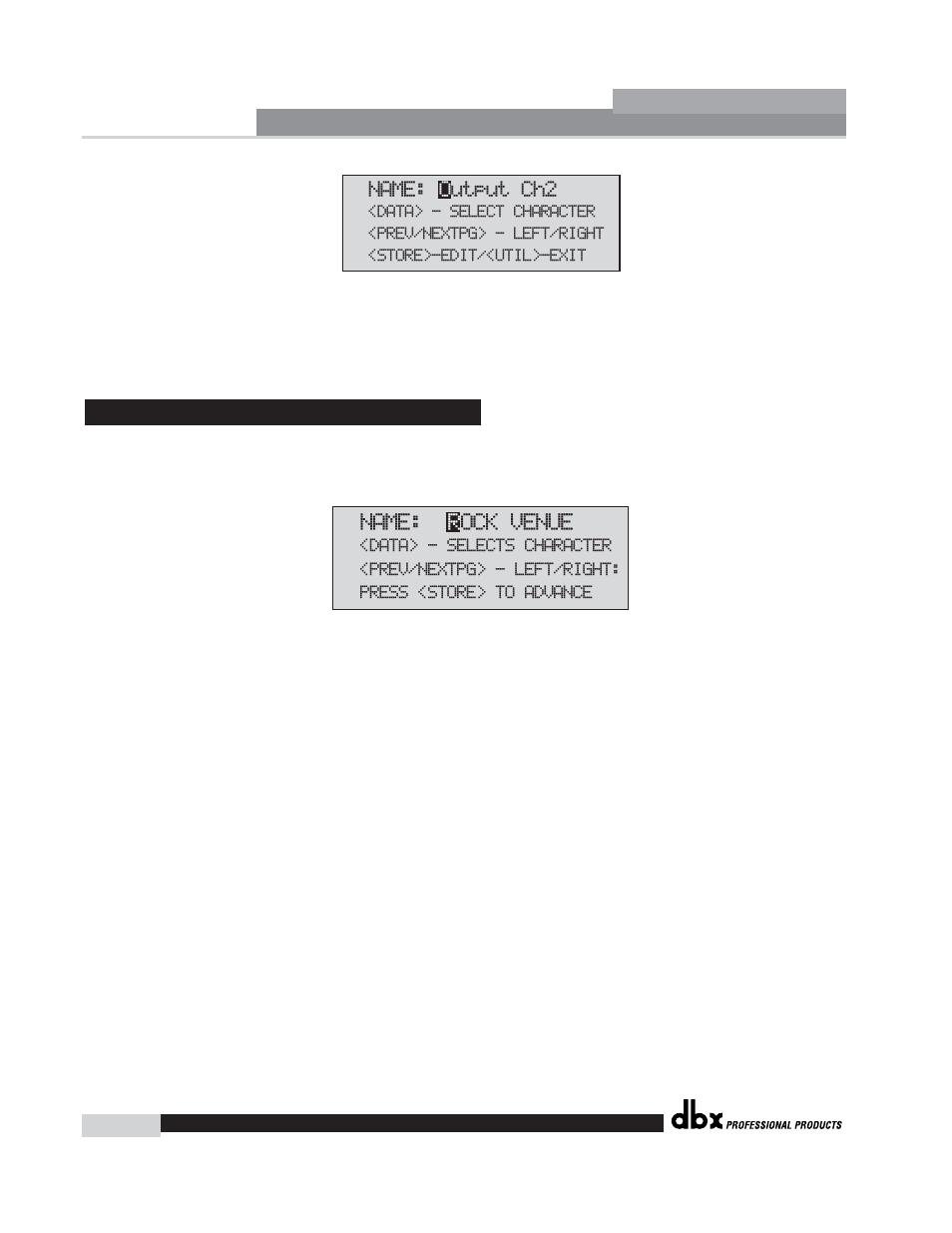 Driverack | dbx Pro 260 User Manual | Page 34 / 83
