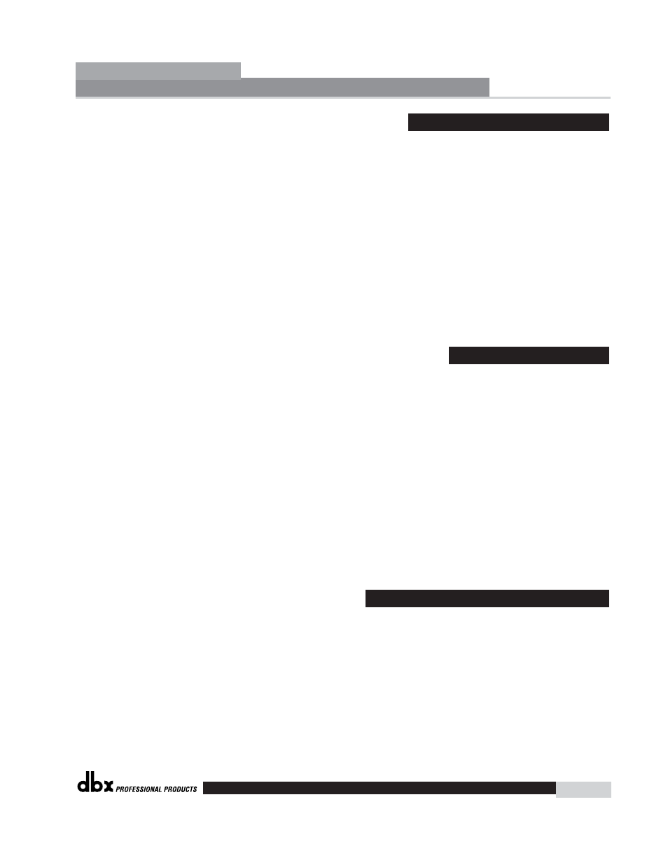 Driverack | dbx Pro 260 User Manual | Page 41 / 83