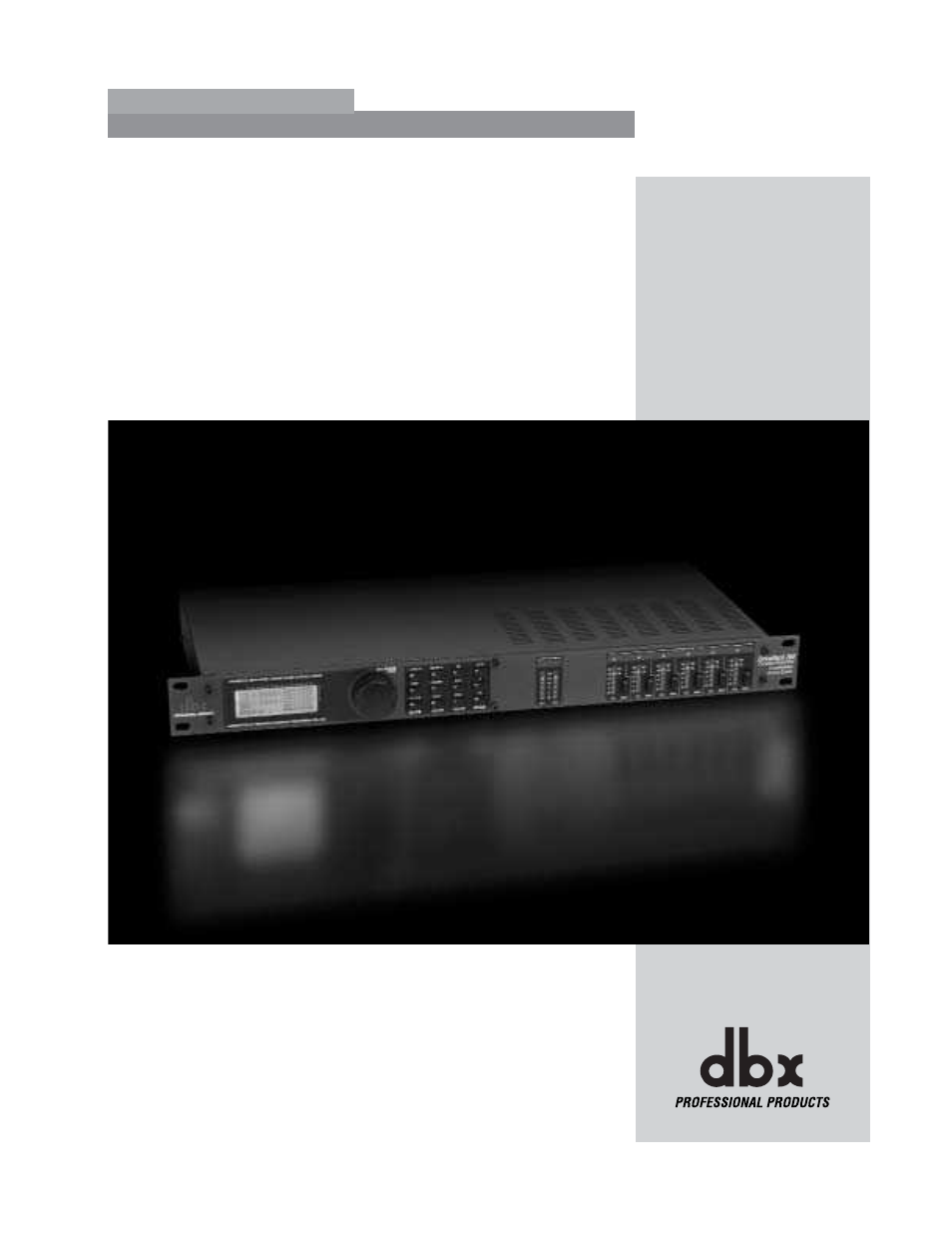 Application guide, Driverack | dbx Pro 260 User Manual | Page 67 / 83