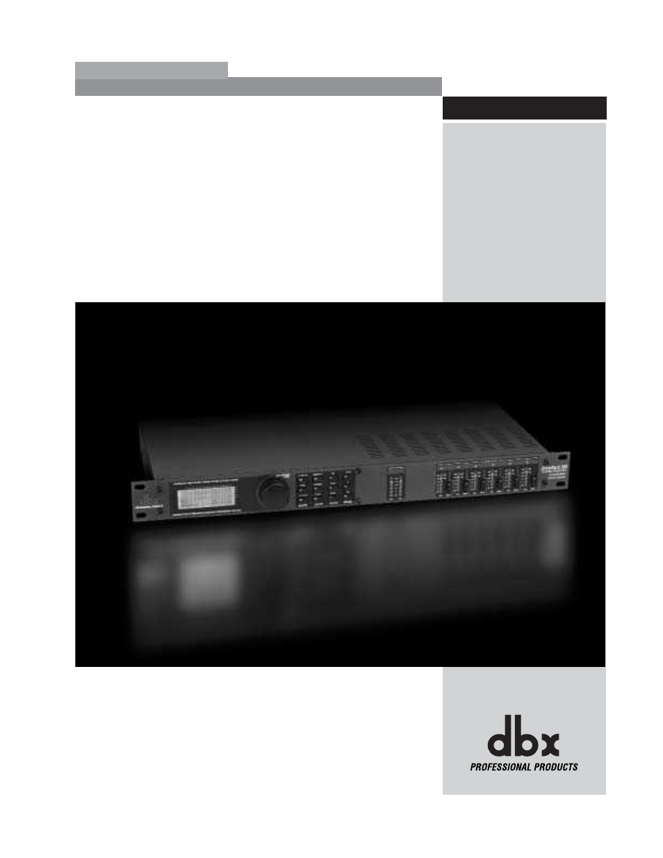Driverack | dbx Pro 260 User Manual | Page 9 / 83
