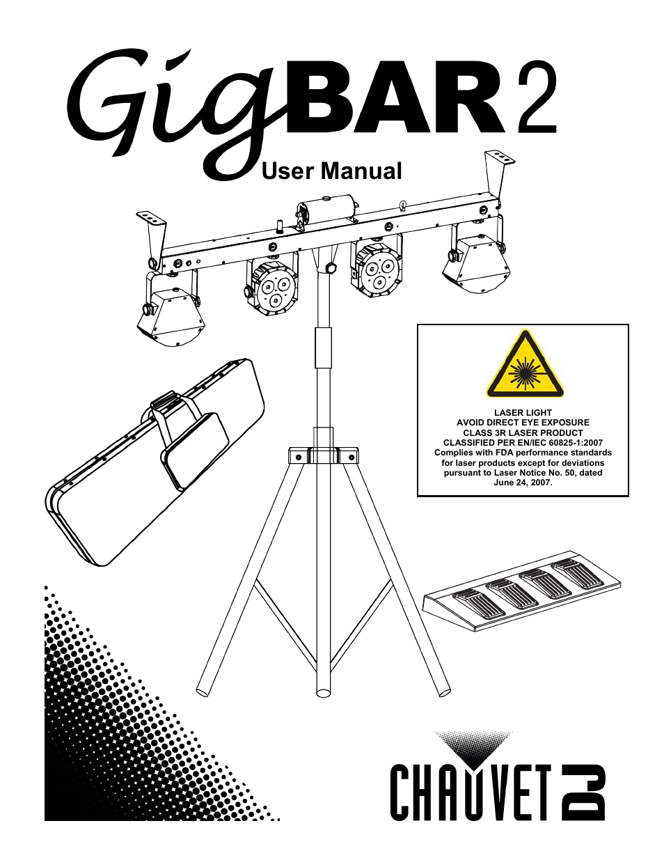 CHAUVET DJ GigBAR 2 All-In-One Lighting System User Manual | 156 pages