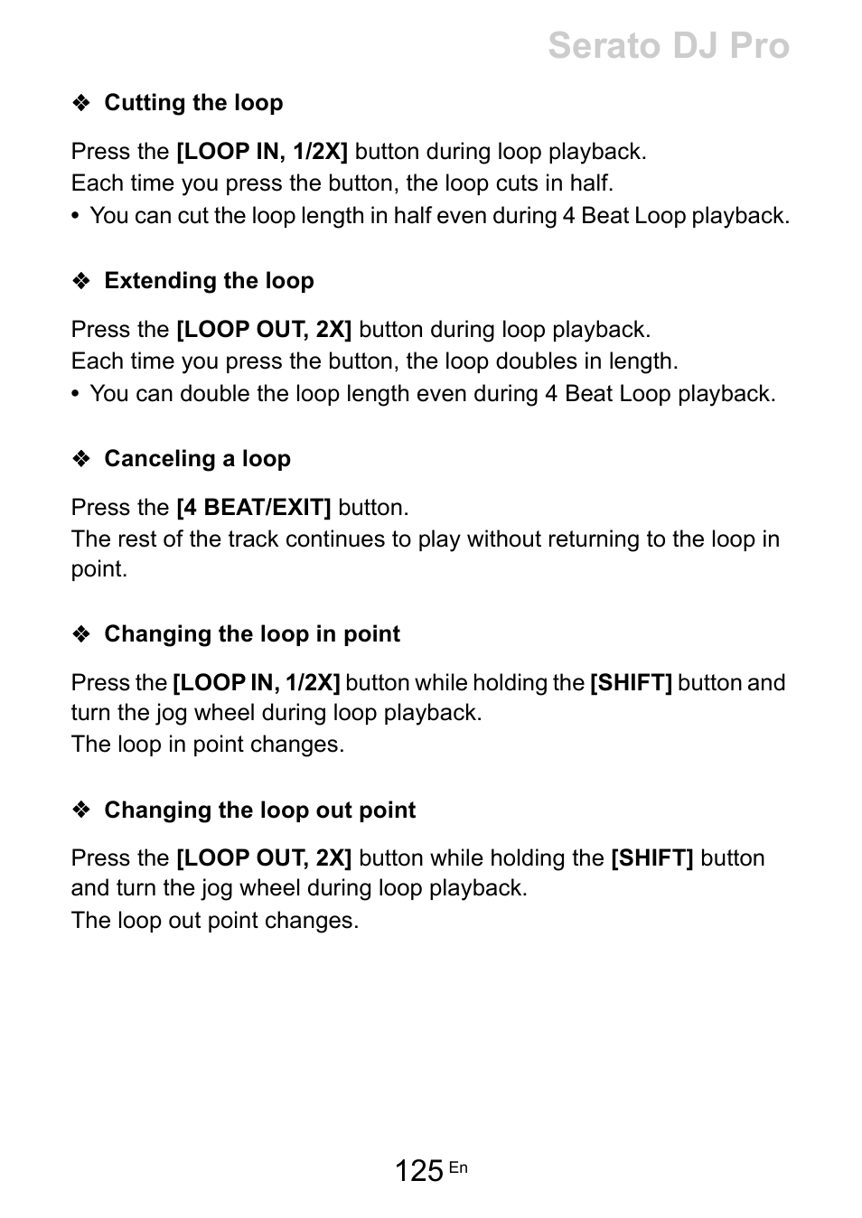 Serato dj pro | Pioneer Dj DDJ-FLX10 4-Channel DJ Controller for rekordbox and Serato DJ Pro (Black) User Manual | Page 125 / 183