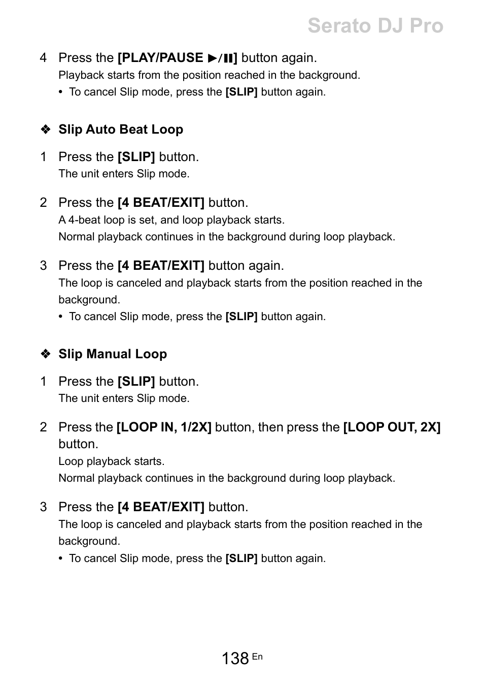 Serato dj pro | Pioneer Dj DDJ-FLX10 4-Channel DJ Controller for rekordbox and Serato DJ Pro (Black) User Manual | Page 138 / 183