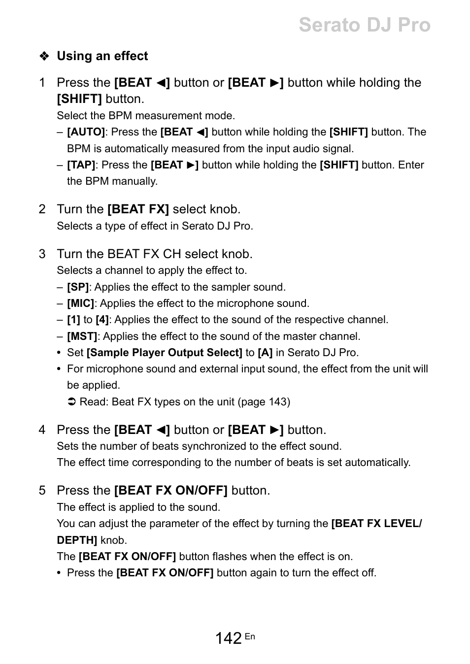 Serato dj pro | Pioneer Dj DDJ-FLX10 4-Channel DJ Controller for rekordbox and Serato DJ Pro (Black) User Manual | Page 142 / 183