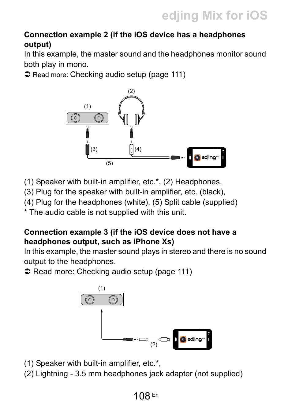 Edjing mix for ios | Pioneer Dj DDJ-200 SmDJ Controller for WeDJ and rekordbox User Manual | Page 108 / 181