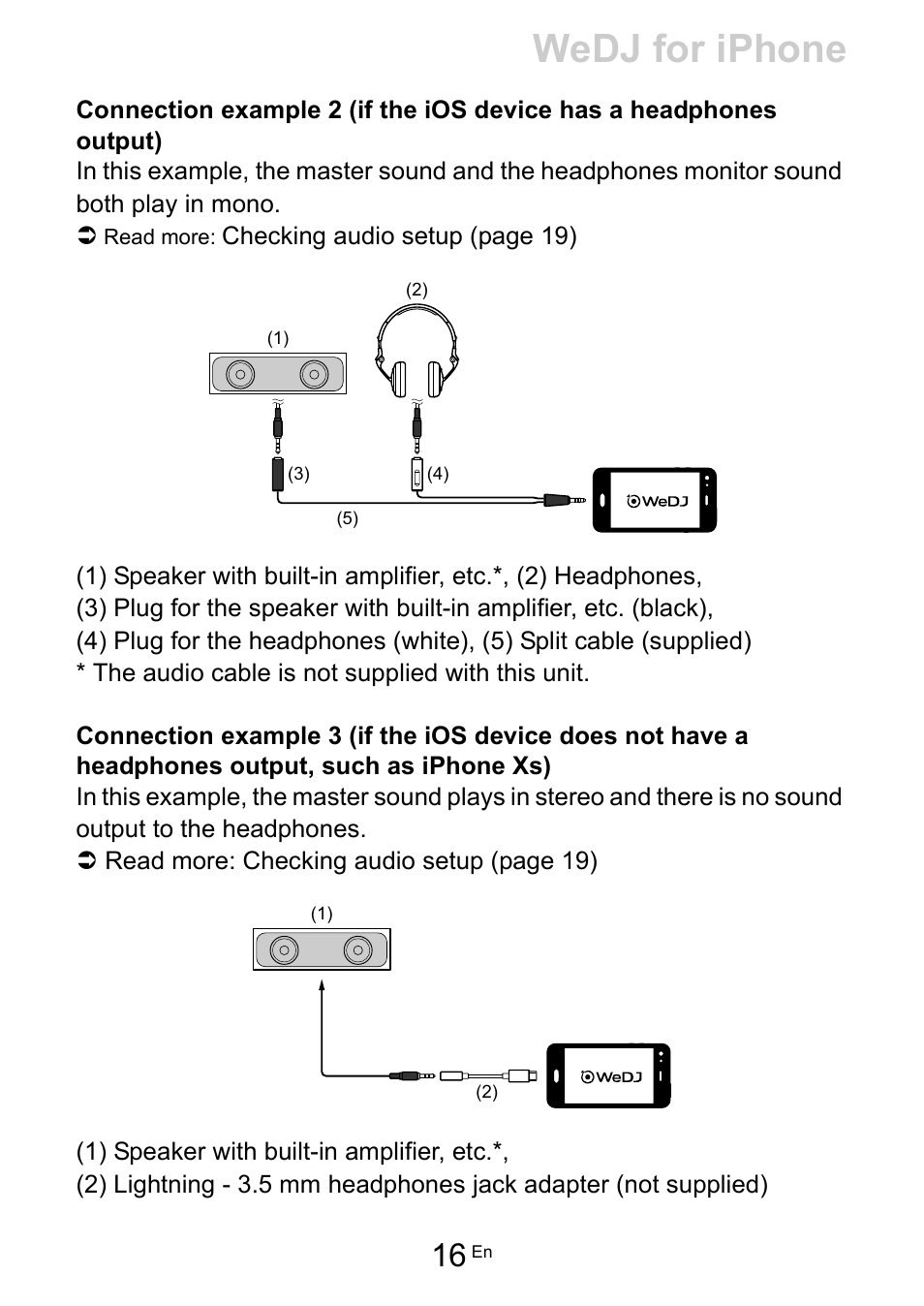 Wedj for iphone | Pioneer Dj DDJ-200 SmDJ Controller for WeDJ and rekordbox User Manual | Page 16 / 181