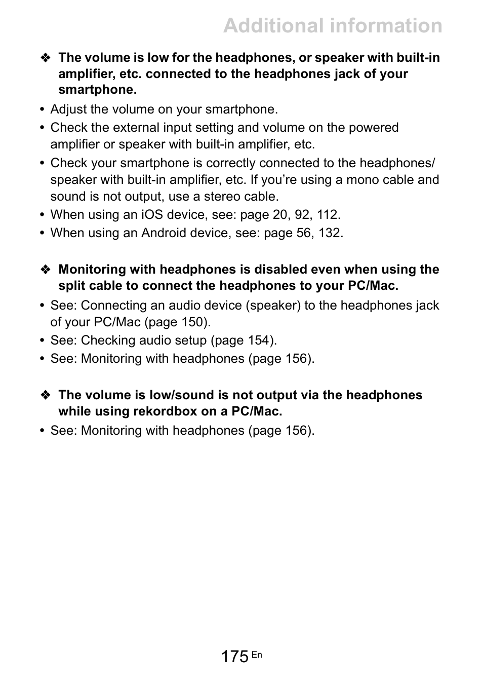 Additional information | Pioneer Dj DDJ-200 SmDJ Controller for WeDJ and rekordbox User Manual | Page 175 / 181