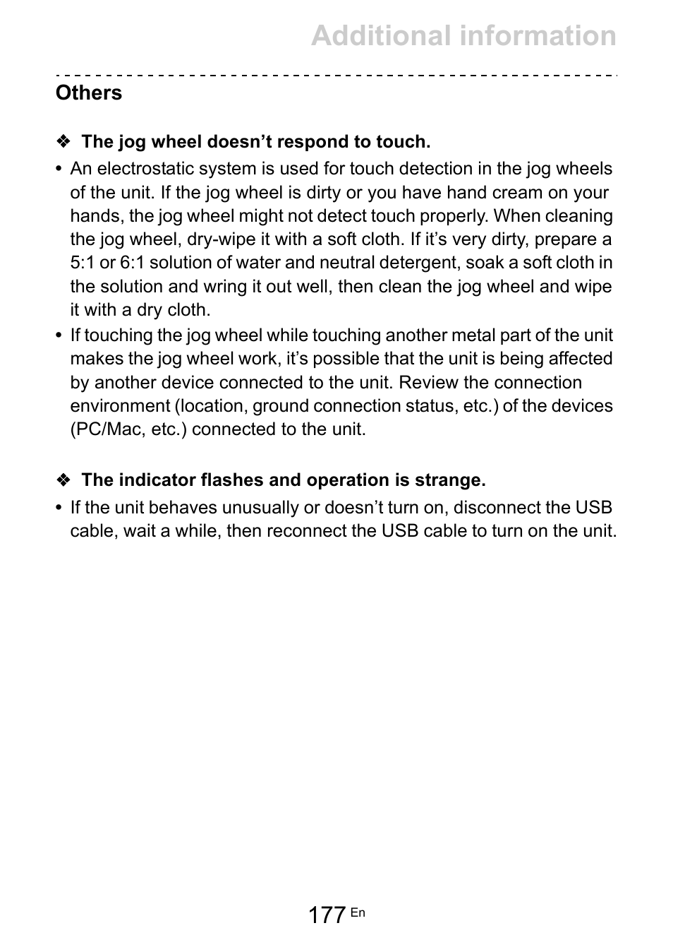 Additional information | Pioneer Dj DDJ-200 SmDJ Controller for WeDJ and rekordbox User Manual | Page 177 / 181