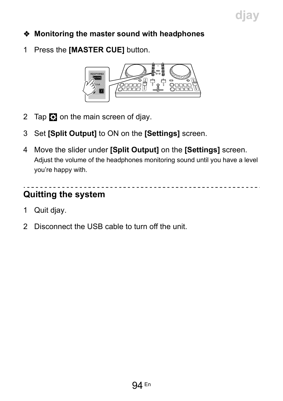 Djay | Pioneer Dj DDJ-200 SmDJ Controller for WeDJ and rekordbox User Manual | Page 94 / 181