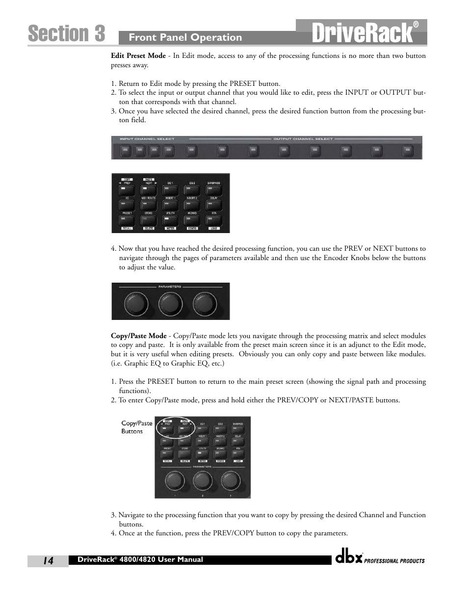 Driverack | dbx Pro 4800 User Manual | Page 24 / 96
