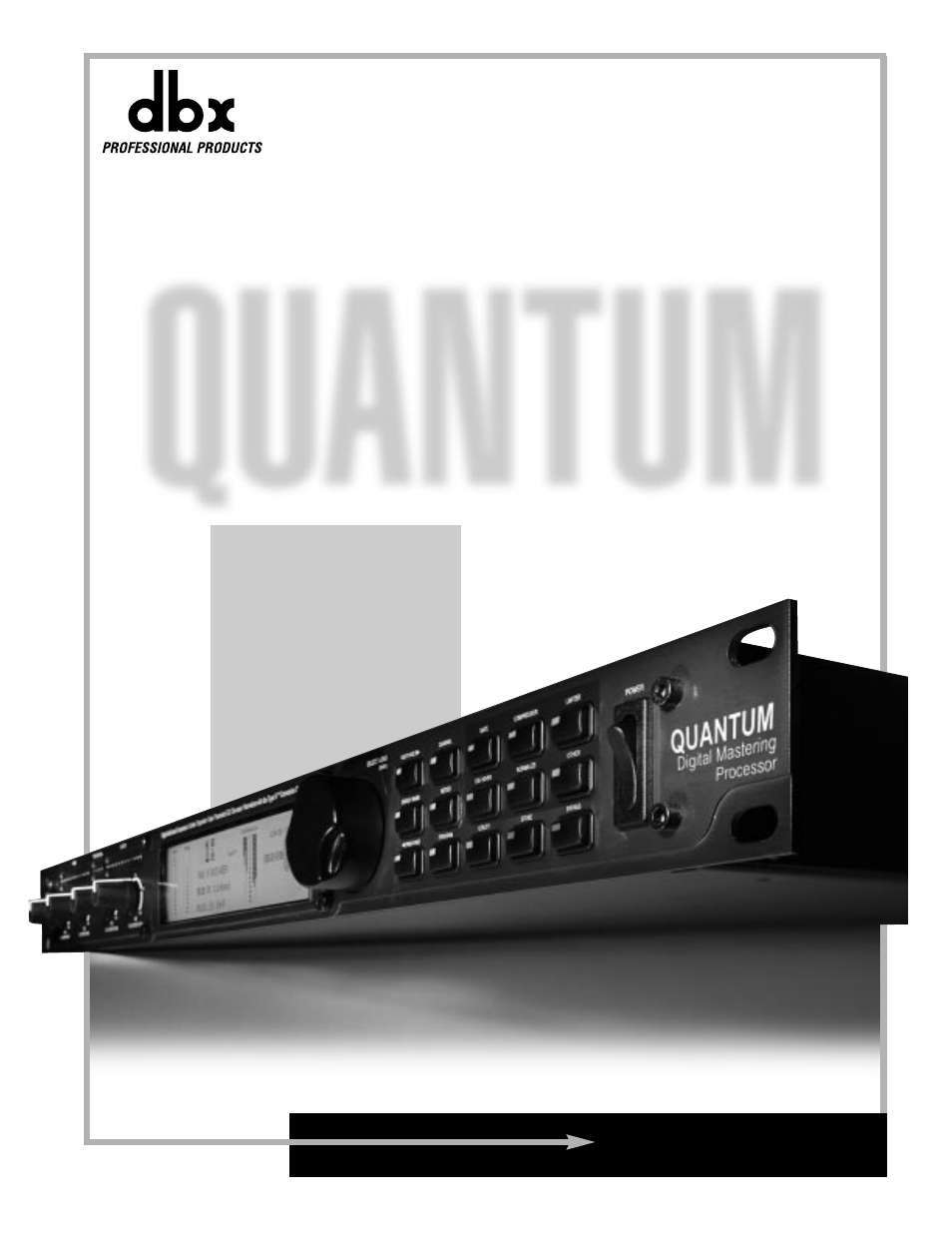 dbx Pro QUANTUM User Manual | 94 pages