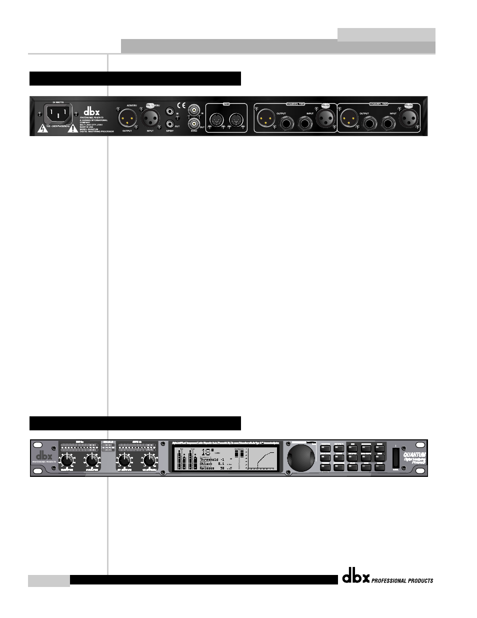 Quantum | dbx Pro QUANTUM User Manual | Page 12 / 94