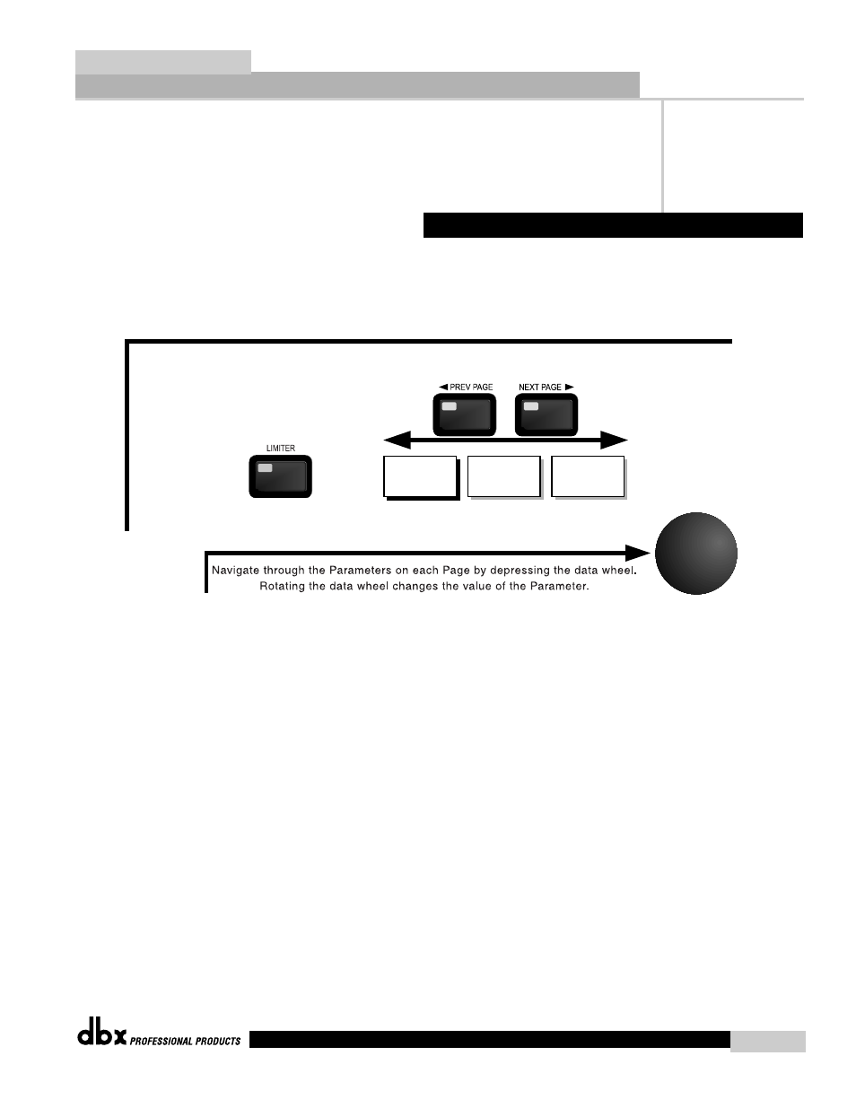 Quantum, Navigating the"broadband limiter, Navigation | 6 broadband limiter | dbx Pro QUANTUM User Manual | Page 23 / 94