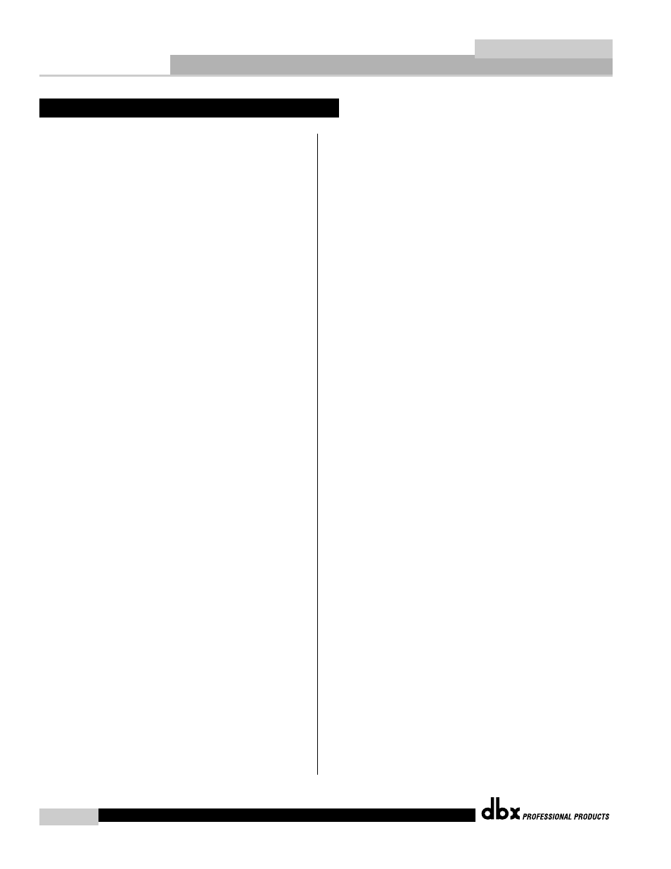Quantum, Appendix e | dbx Pro QUANTUM User Manual | Page 84 / 94