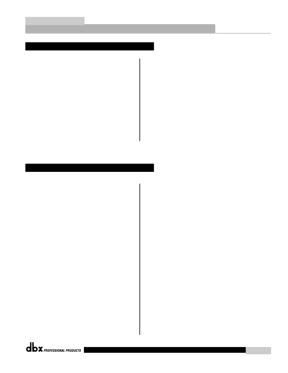 Quantum, Appendix e | dbx Pro QUANTUM User Manual | Page 85 / 94