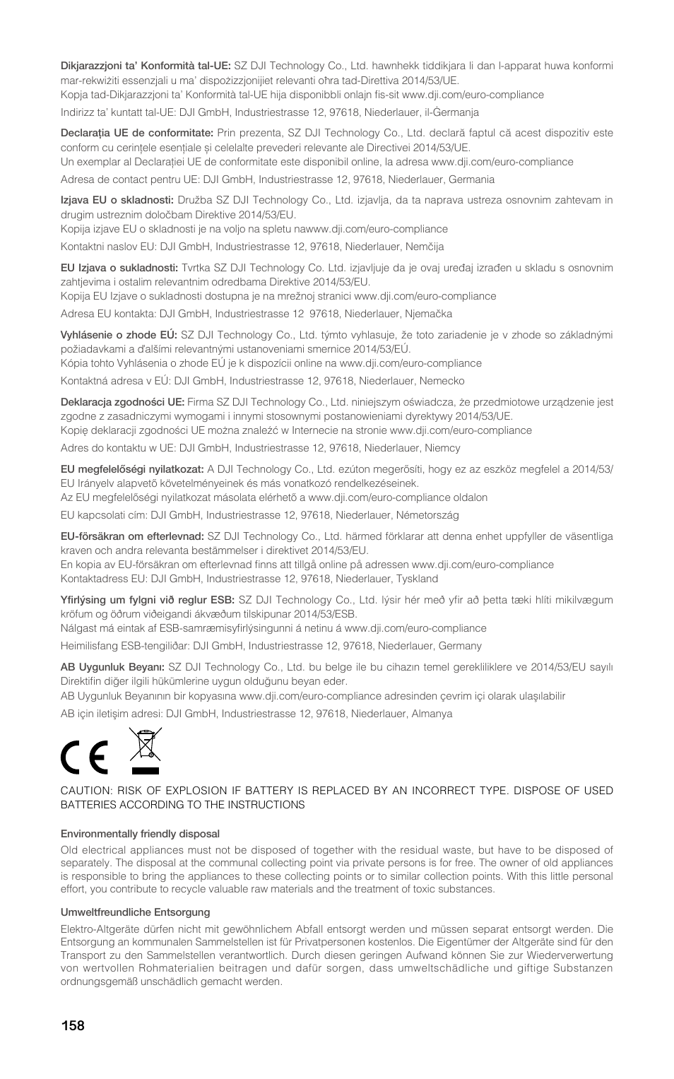 DJI D-RTK 2 High-Precision GNSS Mobile Station User Manual | Page 159 / 163