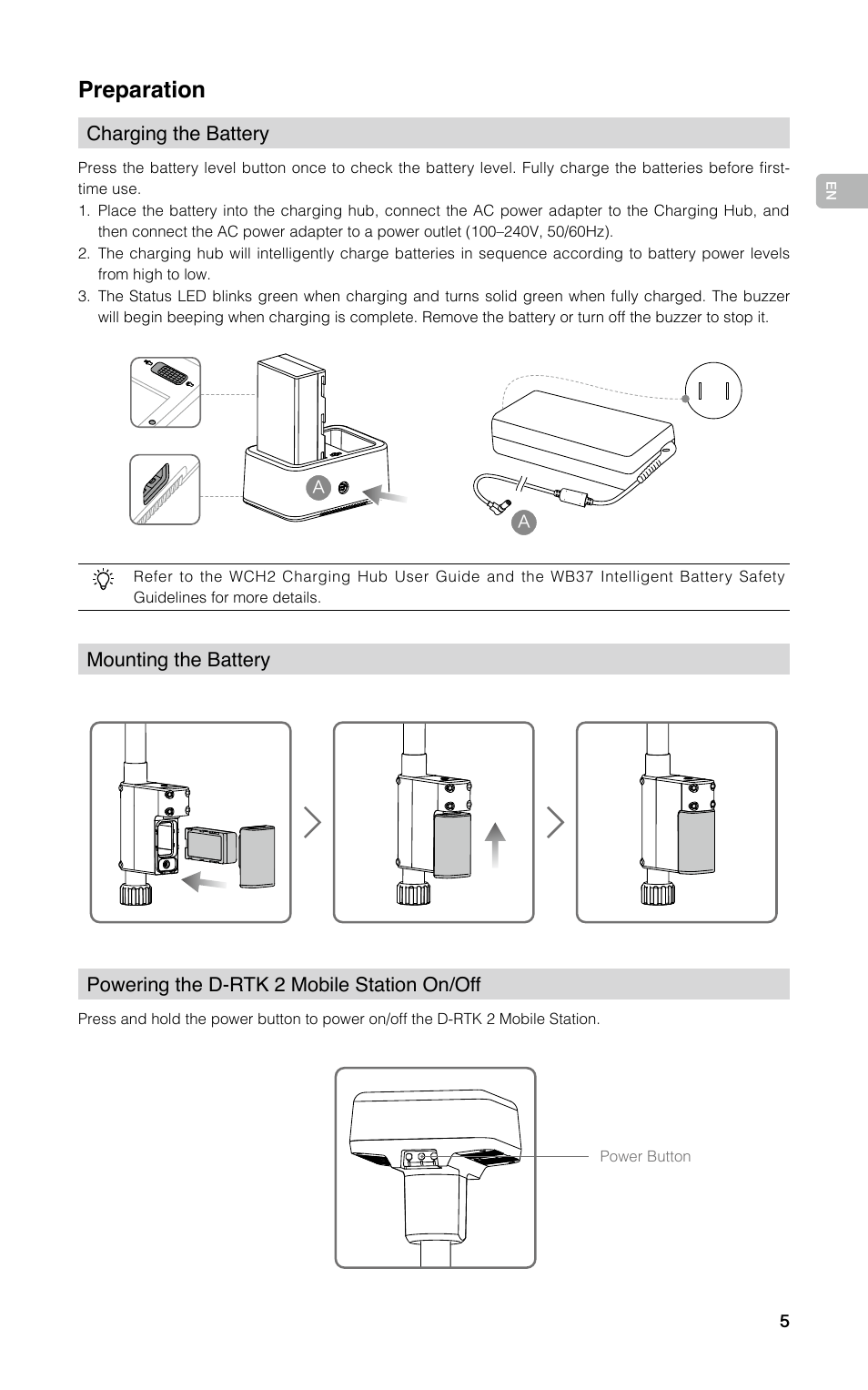 Preparation | DJI D-RTK 2 High-Precision GNSS Mobile Station User Manual | Page 6 / 163