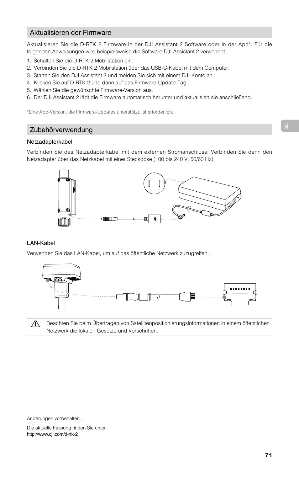 DJI D-RTK 2 High-Precision GNSS Mobile Station User Manual | Page 72 / 163
