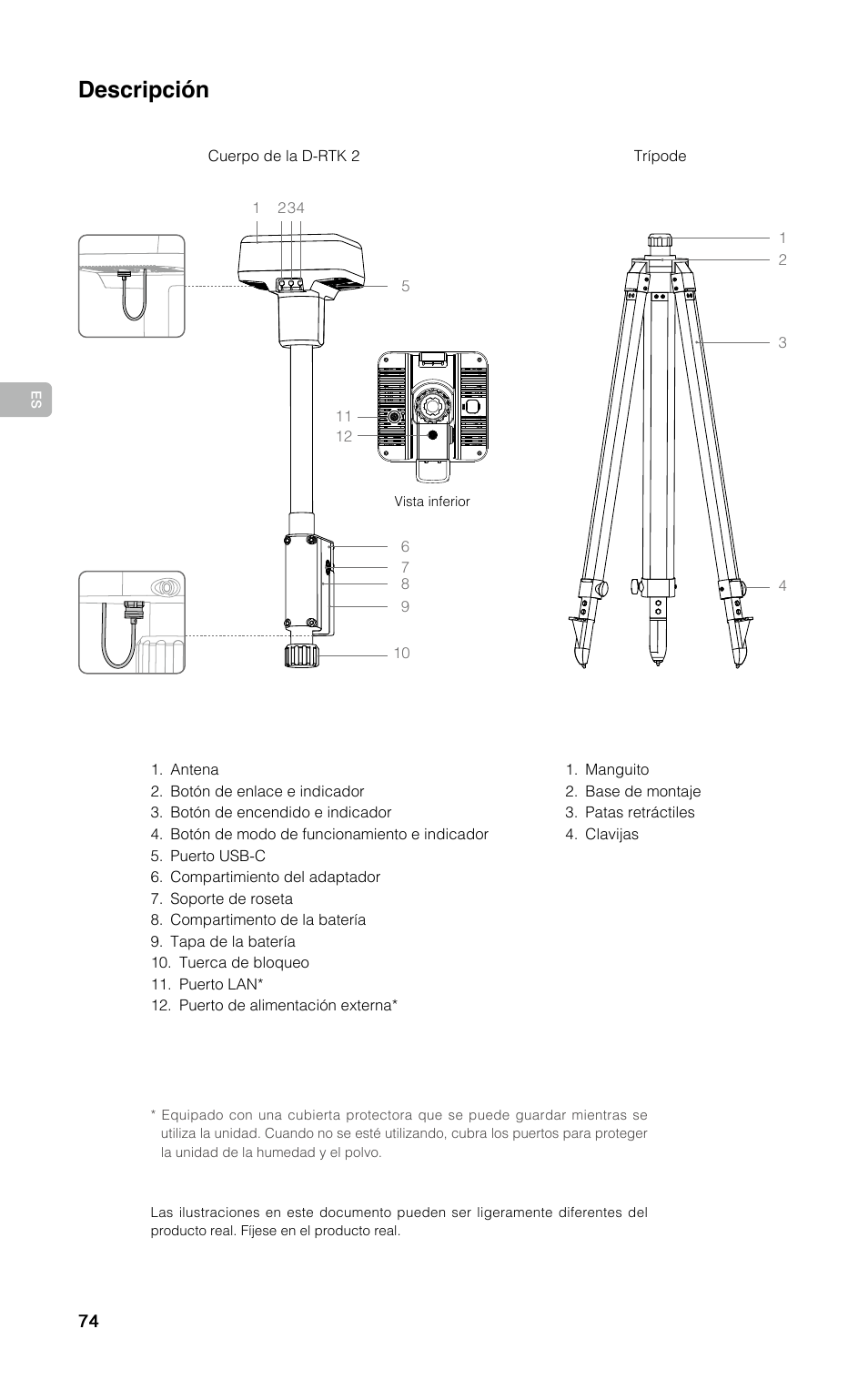Descripción | DJI D-RTK 2 High-Precision GNSS Mobile Station User Manual | Page 75 / 163