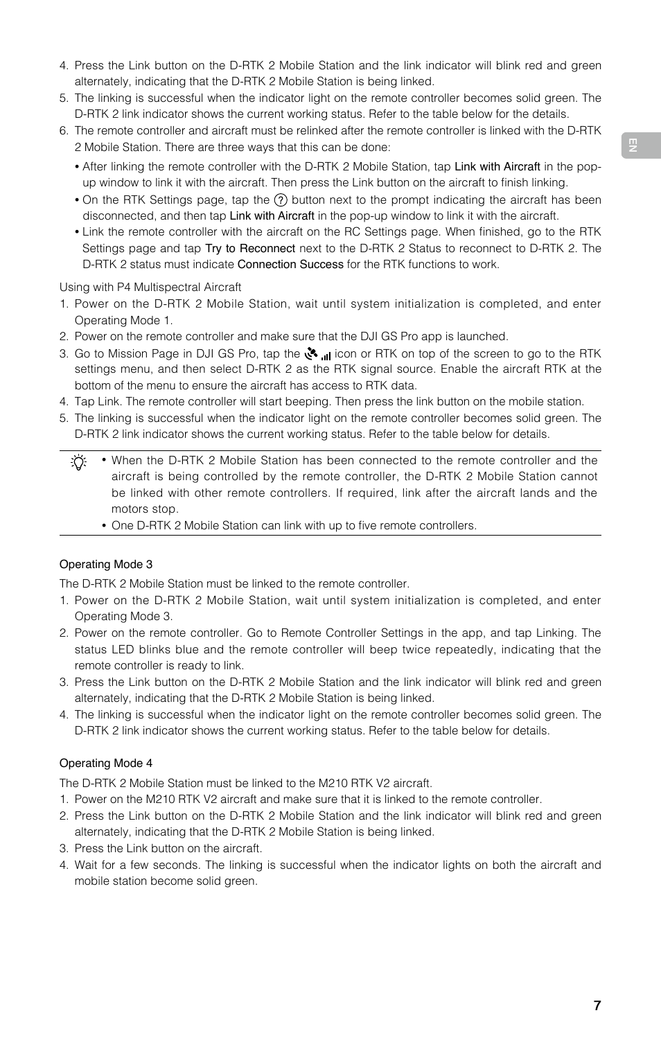 DJI D-RTK 2 High-Precision GNSS Mobile Station User Manual | Page 8 / 163