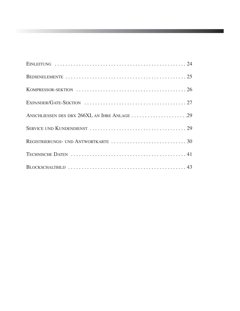 266xl, Compressor / gate | dbx Pro 266XL User Manual | Page 25 / 46