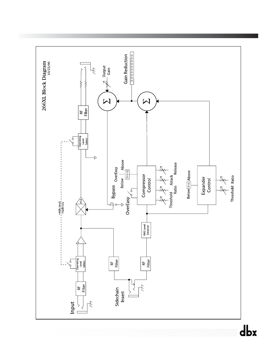 dbx Pro 266XL User Manual | Page 45 / 46