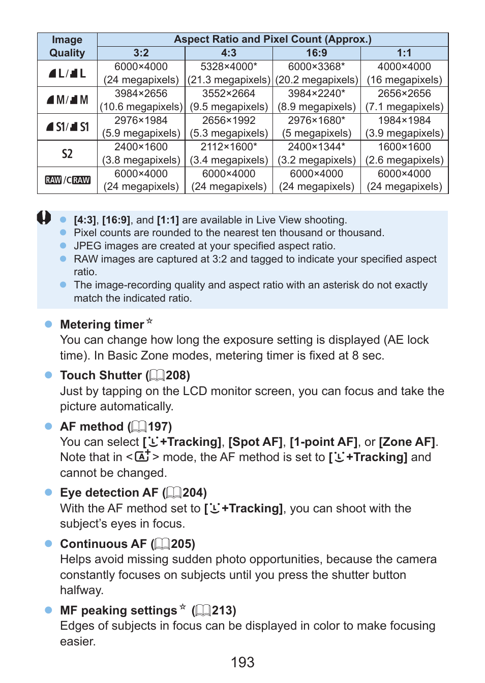 Canon EOS Rebel SL3 DSLR Camera with 18-55mm Lens (Black) User Manual | Page 193 / 493