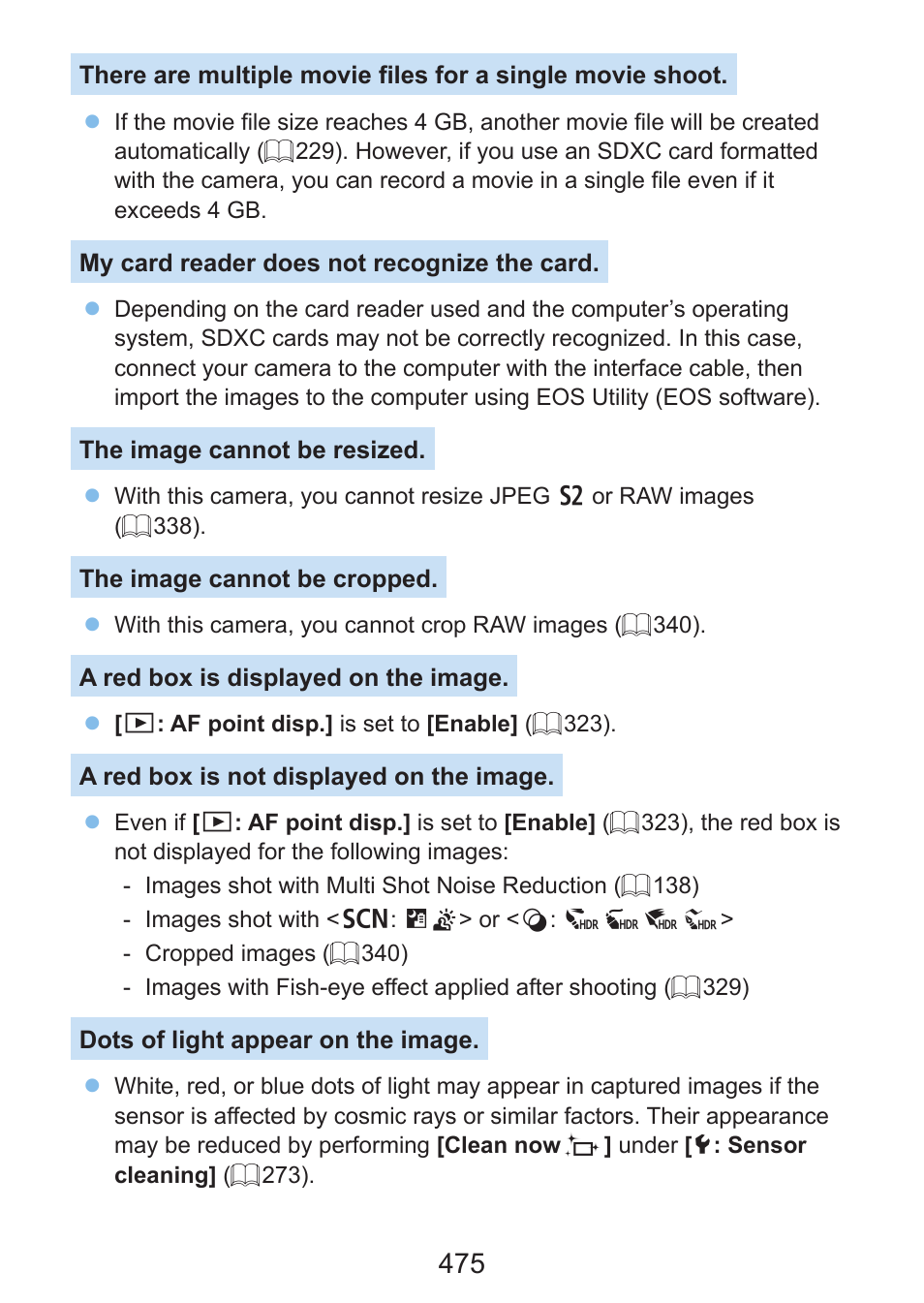Canon EOS Rebel SL3 DSLR Camera with 18-55mm Lens (Black) User Manual | Page 475 / 493