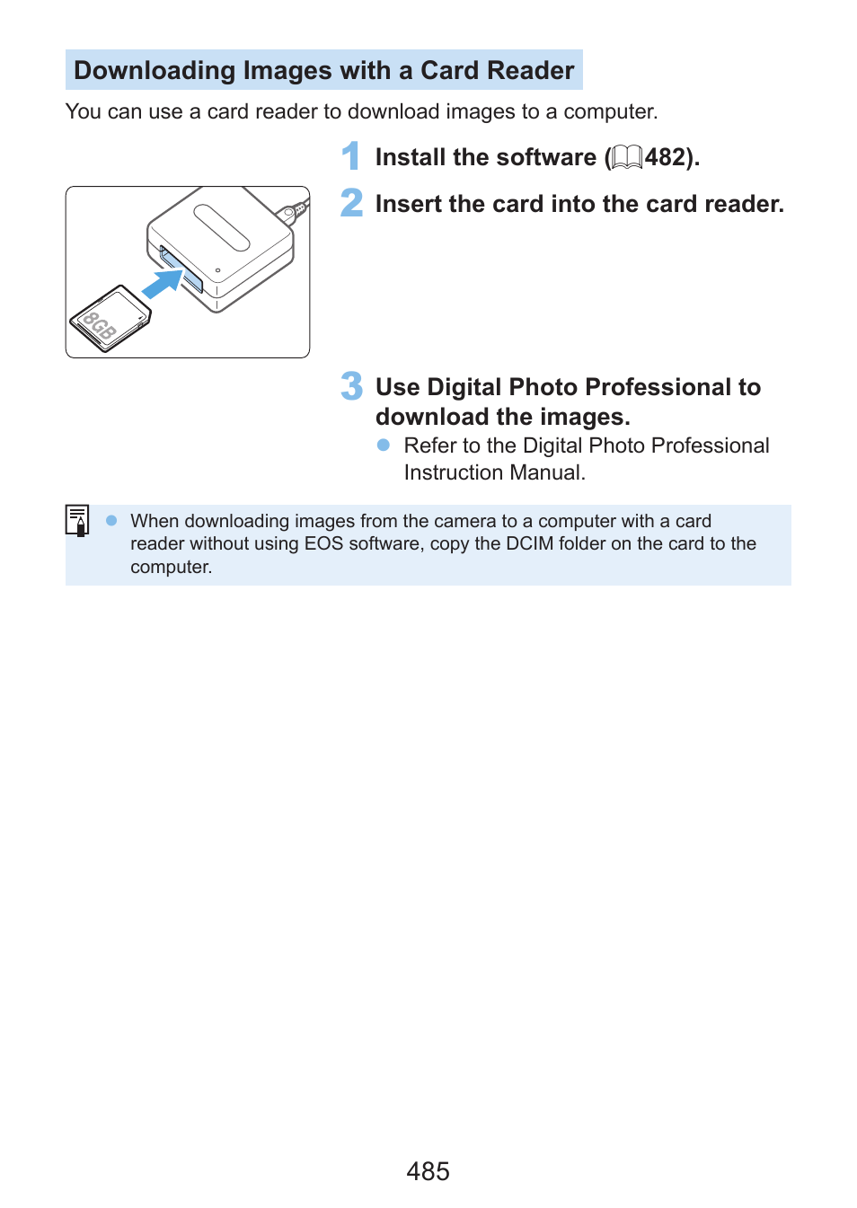 485). movie files exceeding 4 gb | Canon EOS Rebel SL3 DSLR Camera with 18-55mm Lens (Black) User Manual | Page 485 / 493
