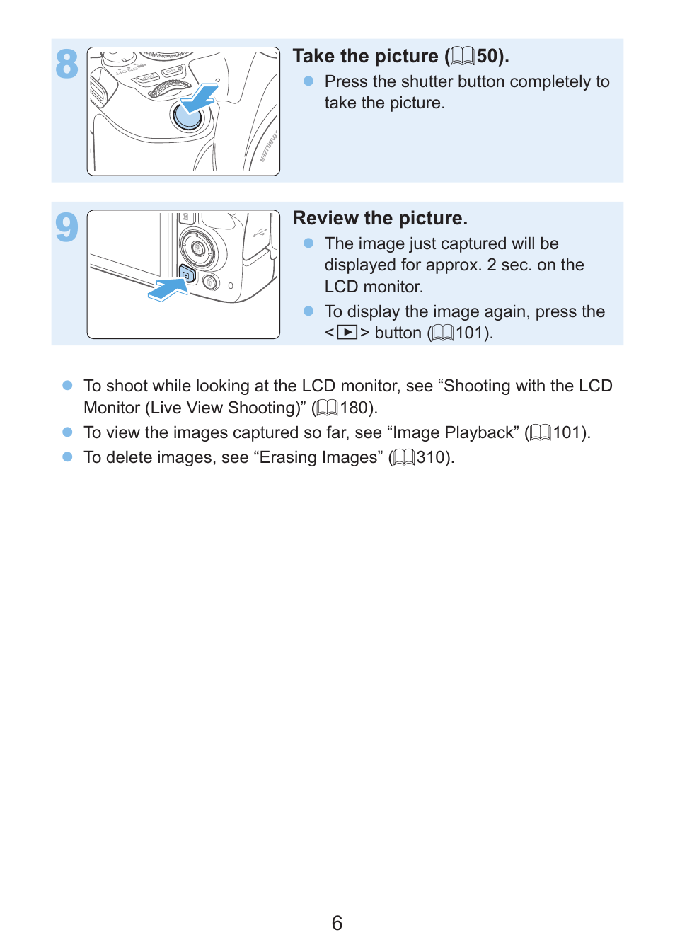 Canon EOS Rebel SL3 DSLR Camera with 18-55mm Lens (Black) User Manual | Page 6 / 493