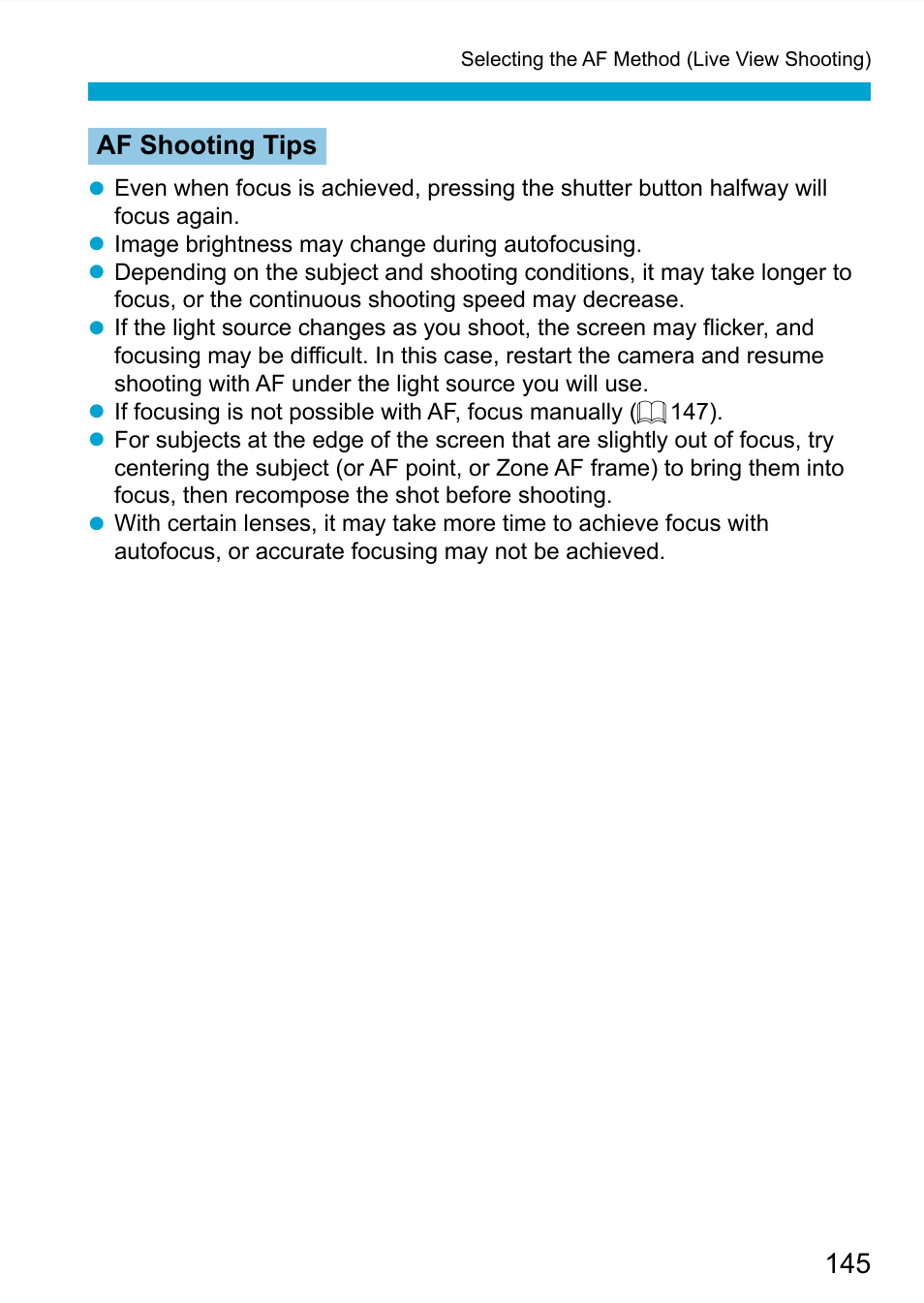 Canon EOS 90D DSLR Camera with 18-135mm Lens User Manual | Page 145 / 646