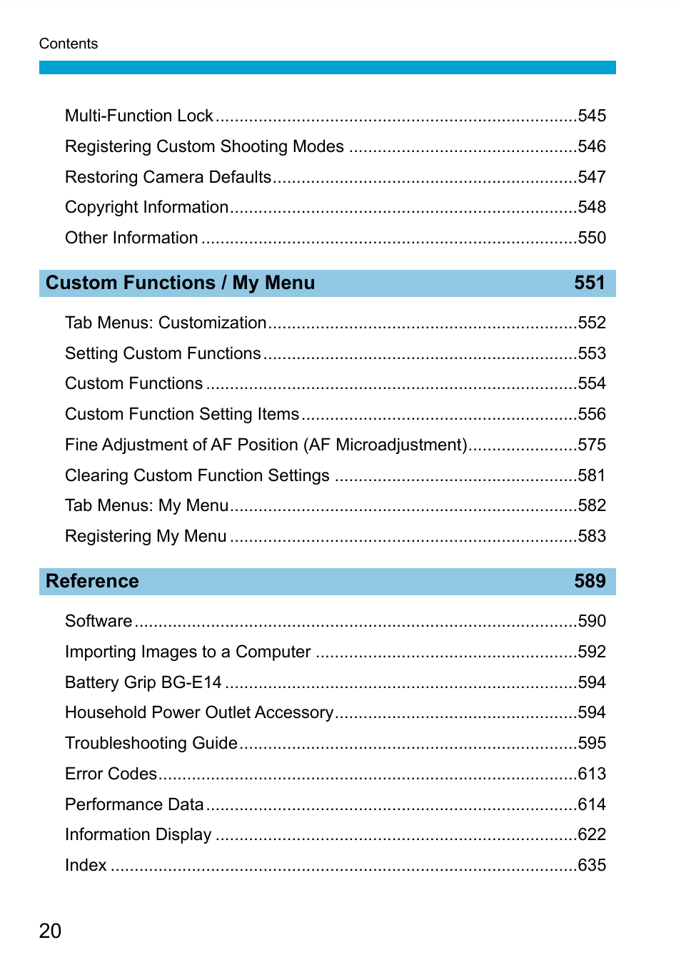 Canon EOS 90D DSLR Camera with 18-135mm Lens User Manual | Page 20 / 646