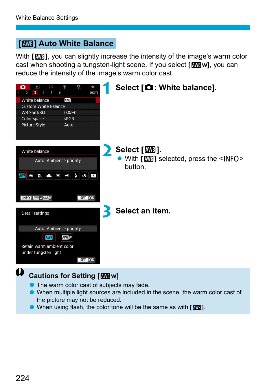 Canon EOS 90D DSLR Camera with 18-135mm Lens User Manual | Page 224 / 646