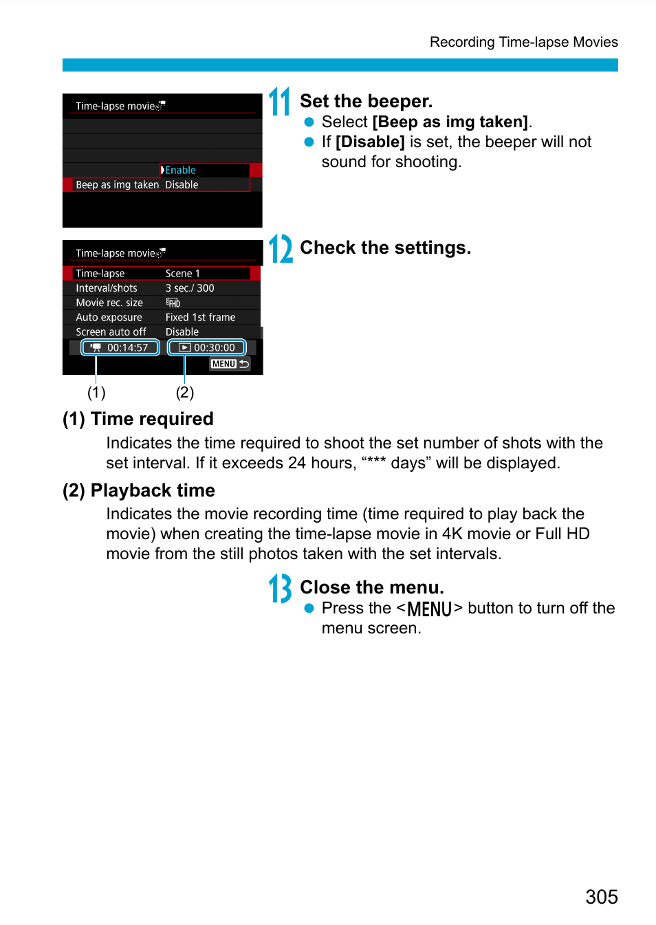 Canon EOS 90D DSLR Camera with 18-135mm Lens User Manual | Page 305 / 646