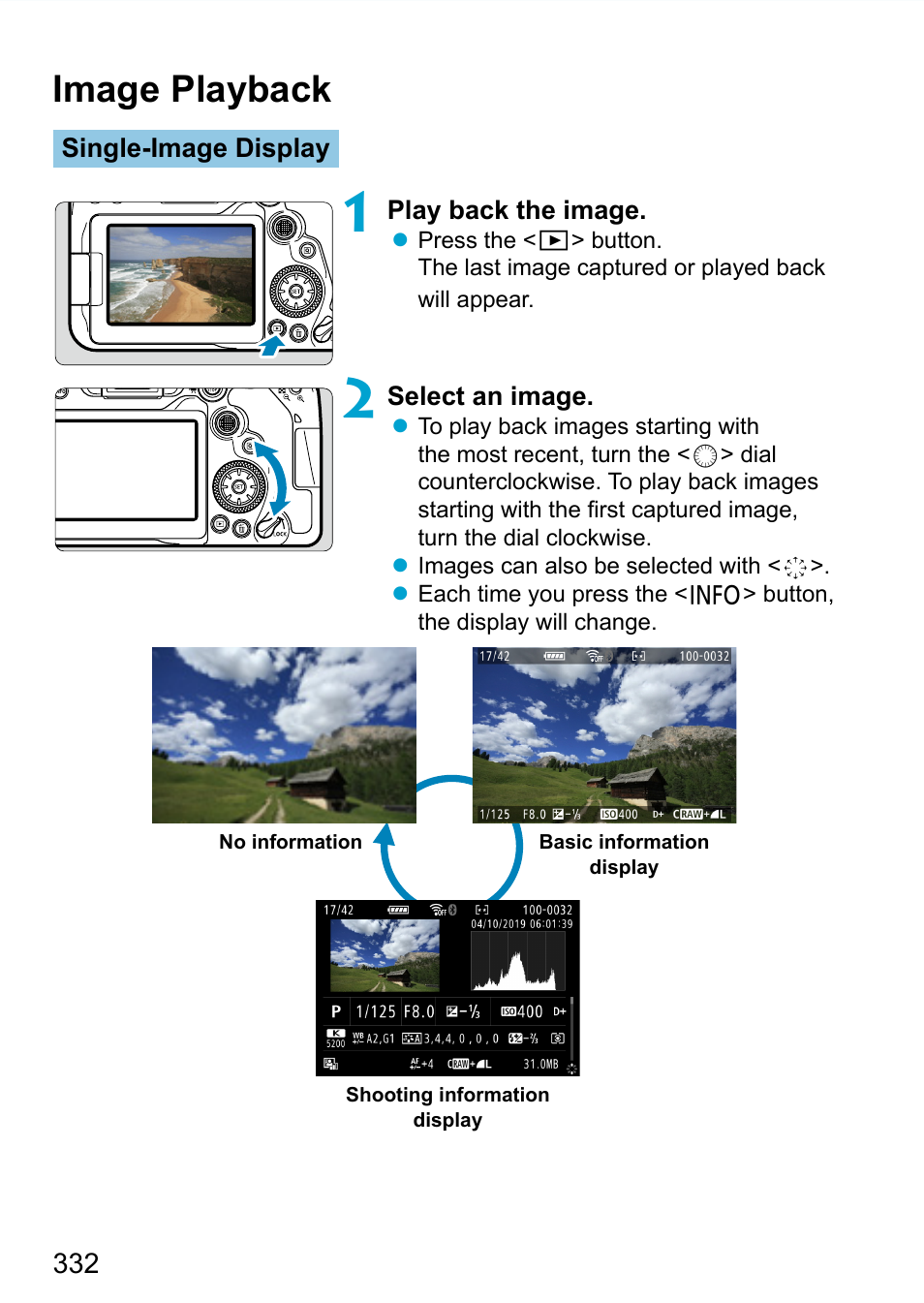 Image playback, Button, 332) to check focus | Canon EOS 90D DSLR Camera with 18-135mm Lens User Manual | Page 332 / 646