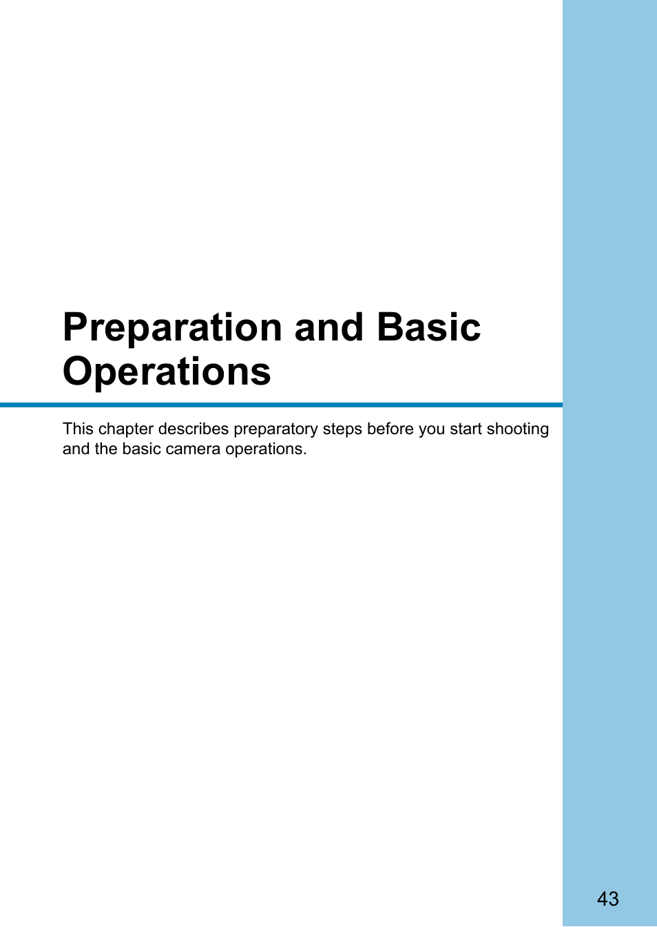 Preparation and basic operations | Canon EOS 90D DSLR Camera with 18-135mm Lens User Manual | Page 43 / 646