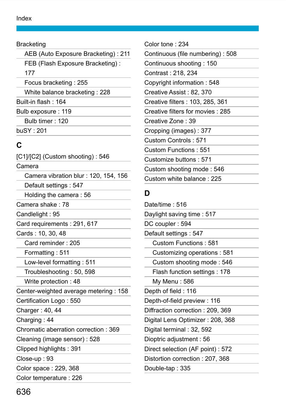 Canon EOS 90D DSLR Camera with 18-135mm Lens User Manual | Page 636 / 646