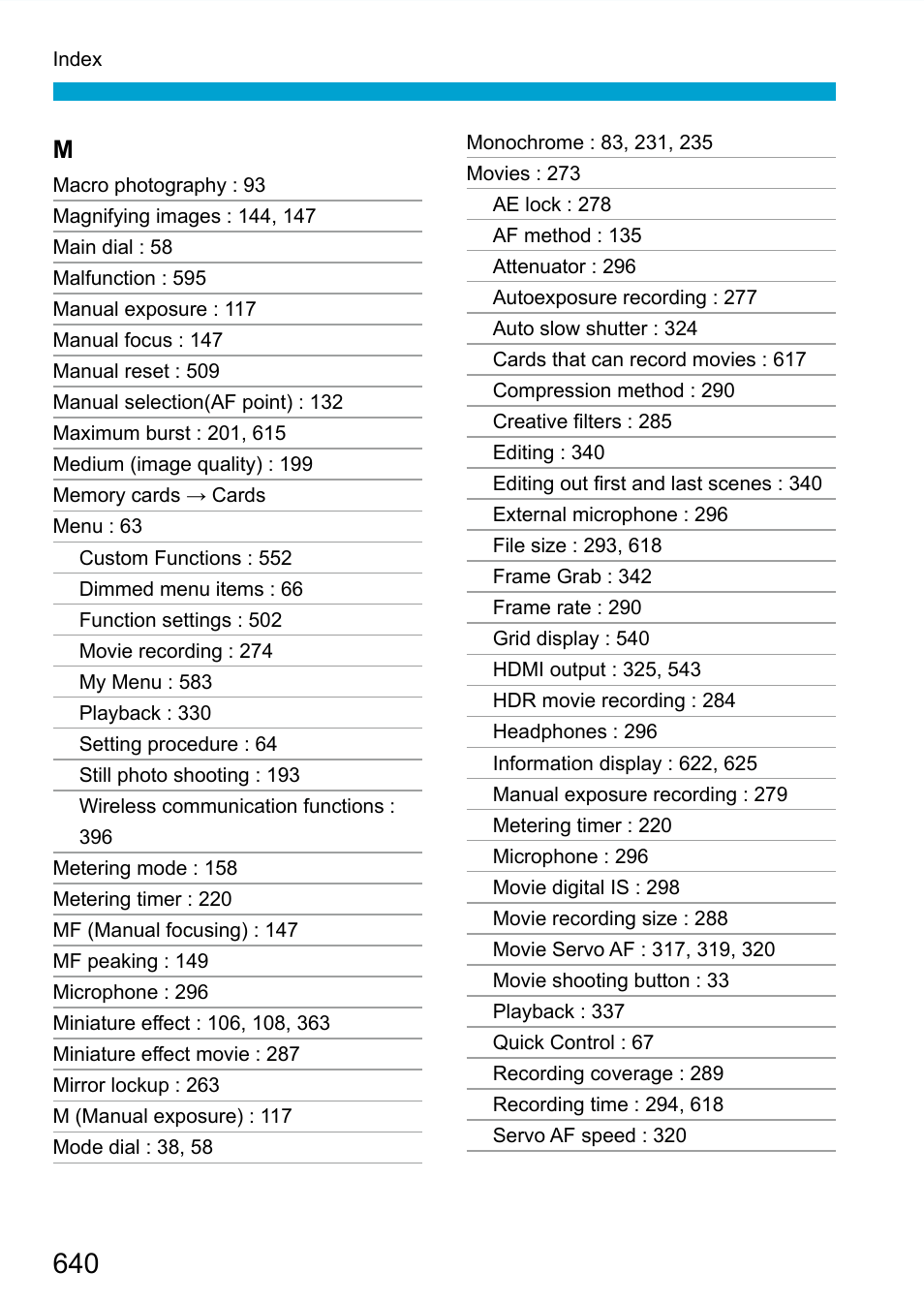 Canon EOS 90D DSLR Camera with 18-135mm Lens User Manual | Page 640 / 646