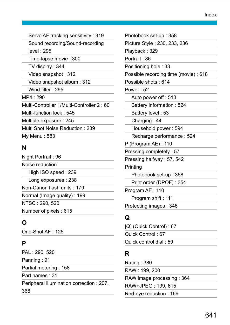 Canon EOS 90D DSLR Camera with 18-135mm Lens User Manual | Page 641 / 646