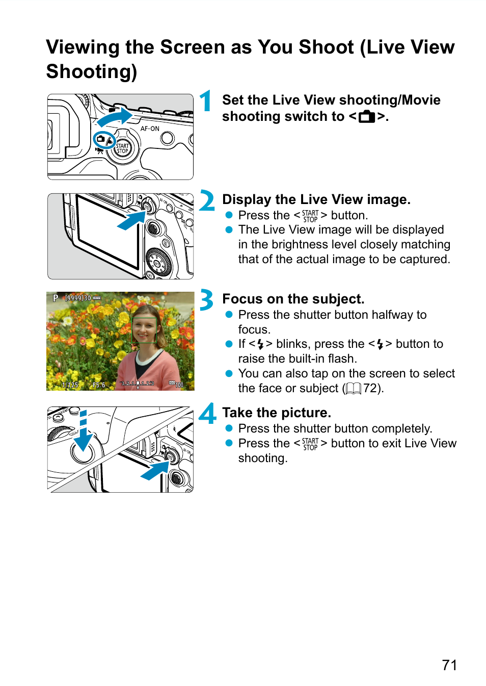 Canon EOS 90D DSLR Camera with 18-135mm Lens User Manual | Page 71 / 646