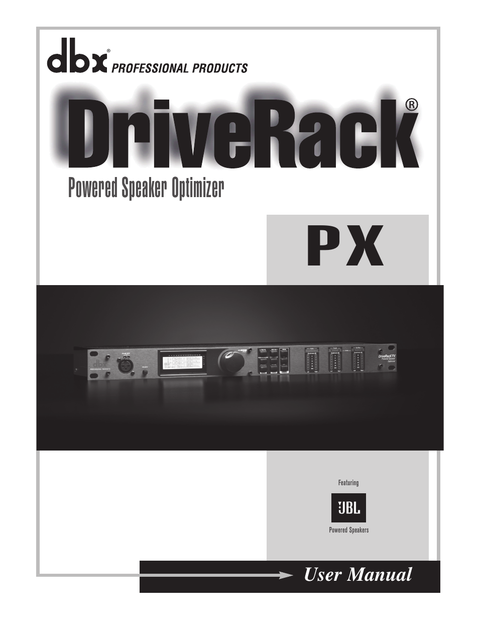 dbx DriveRack PX Manual User Manual | 48 pages